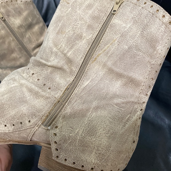 Very G don boots womens ankle boots zip up side heeled pointed toe boots 8.5 - Picture 8 of 12